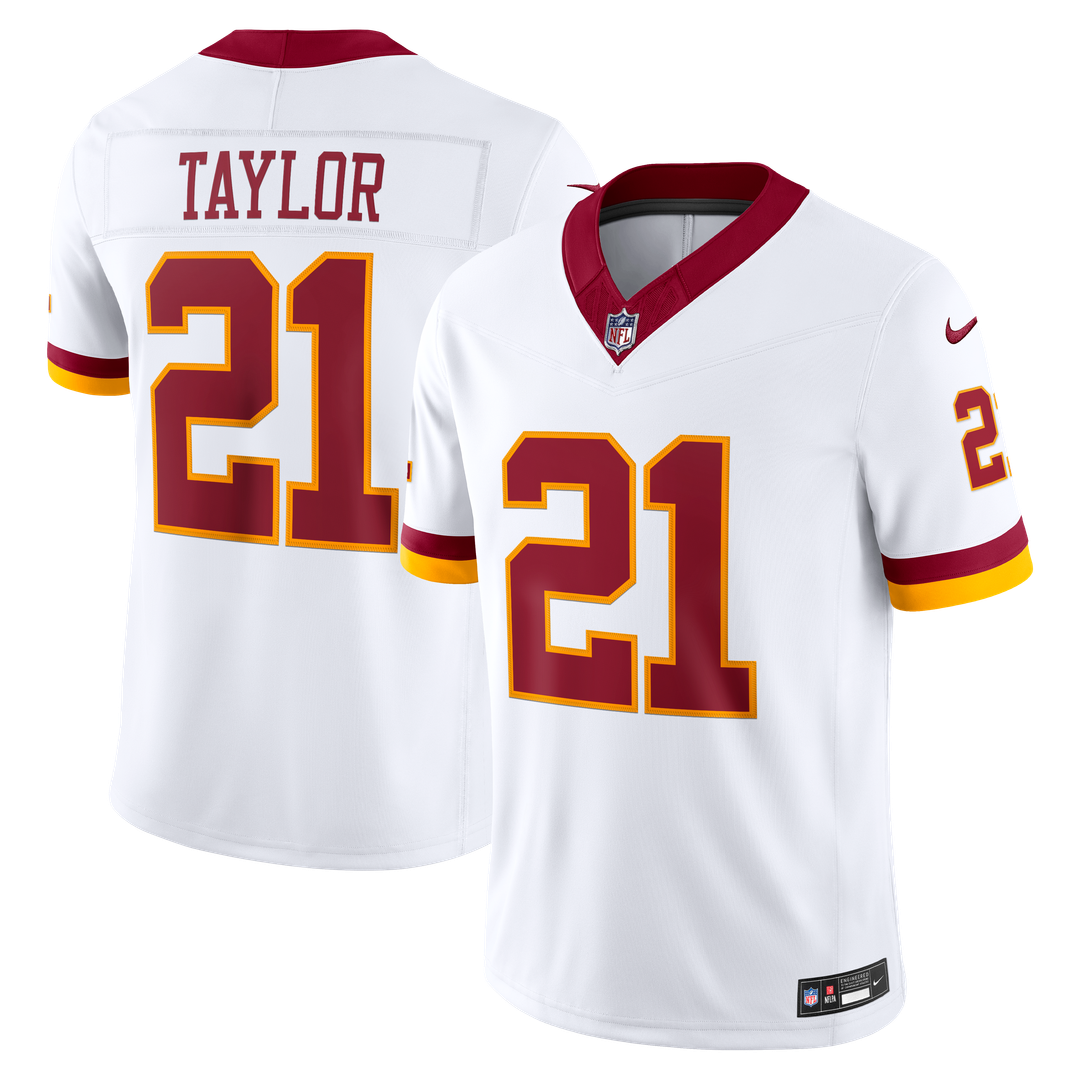 Sean Taylor Washington Commanders Nike Vapor F.U.S.E. Stitched Retired Limited Jersey - White Official NFL Team Apparel Football Fan Gear