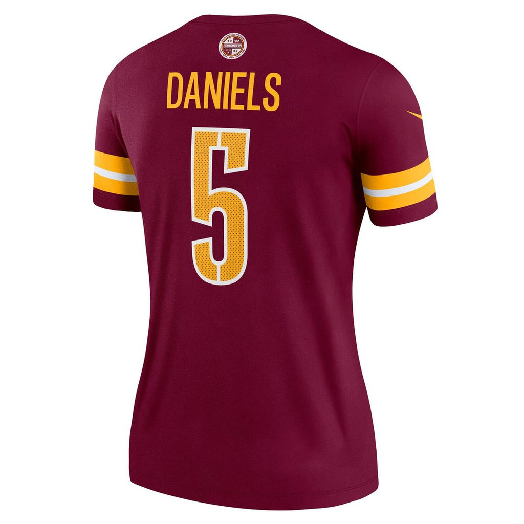 Jayden Daniels Washington Commanders Nike Women's Legend Player Performance Top - Black NFL Fan Gear Popular Style