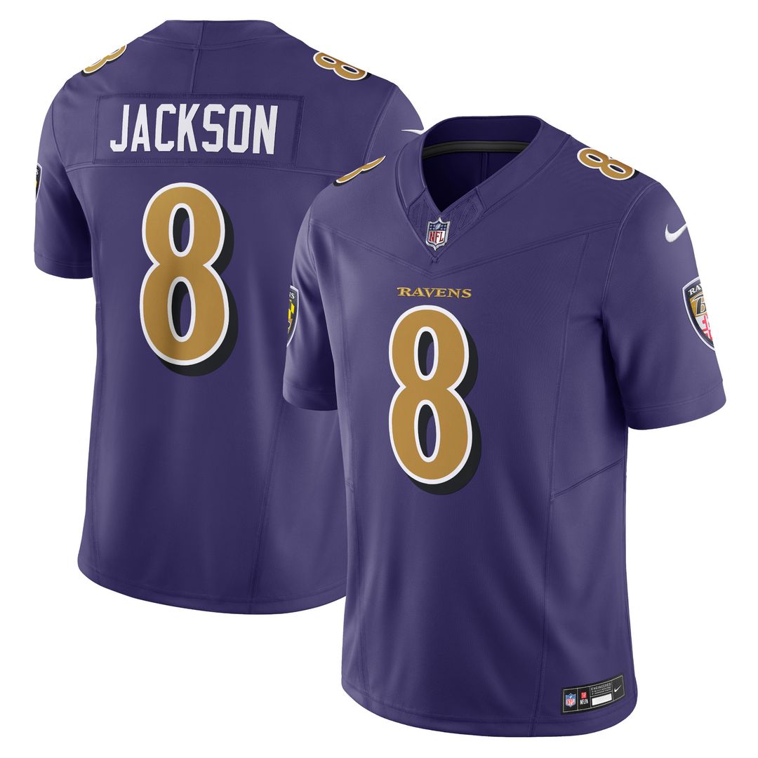 Lamar Jackson Baltimore Ravens Nike Vapor F.U.S.E. Limited Jersey - Purple Official NFL Team Apparel Football Fan Gear