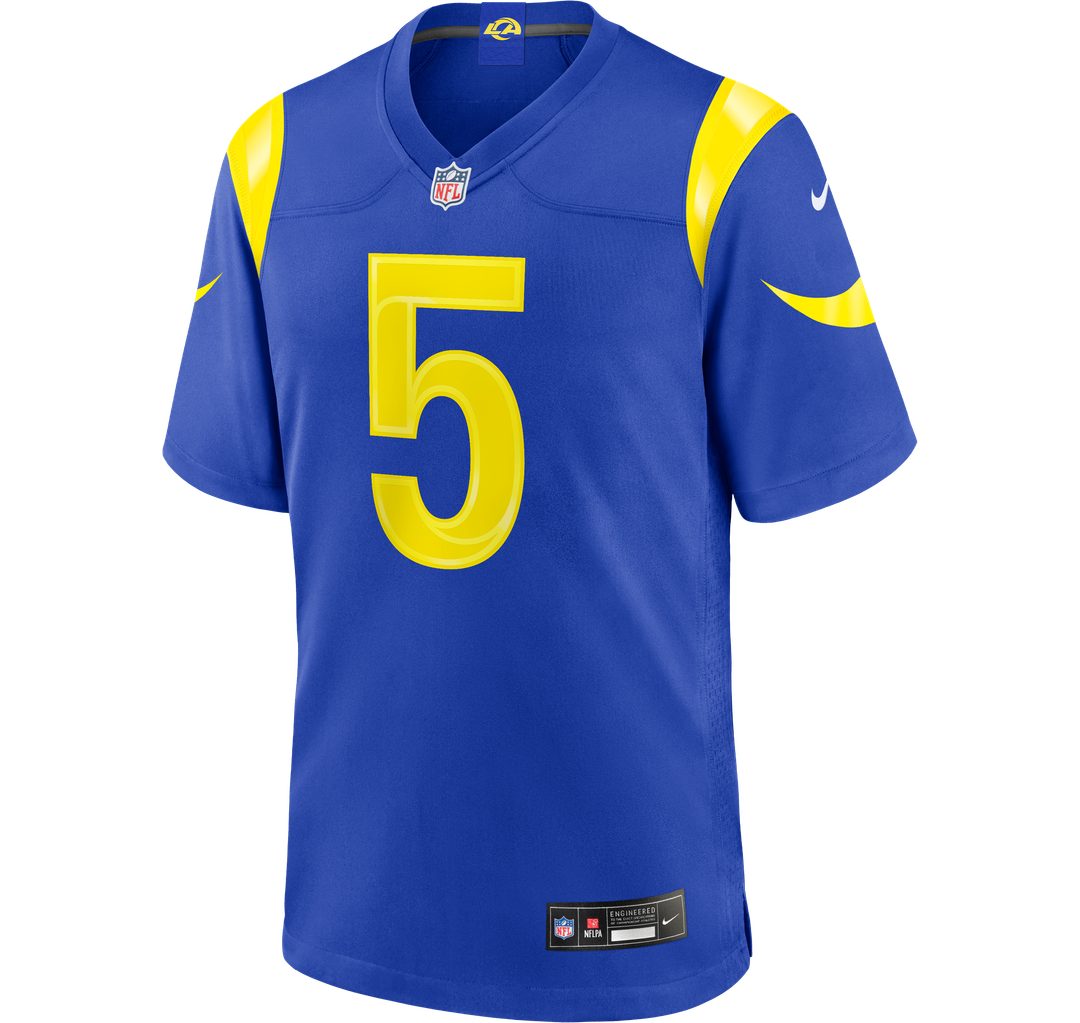 Kamren Kinchens Los Angeles Rams Nike Team Game Jersey - Royal Official NFL Team Apparel Football Fan Gear