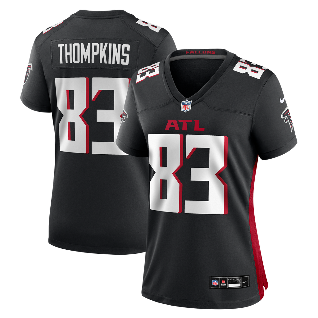 Deven Thompkins Atlanta Falcons Nike Women's Team Game Jersey - Black Official NFL Team Apparel Football Fan Gear
