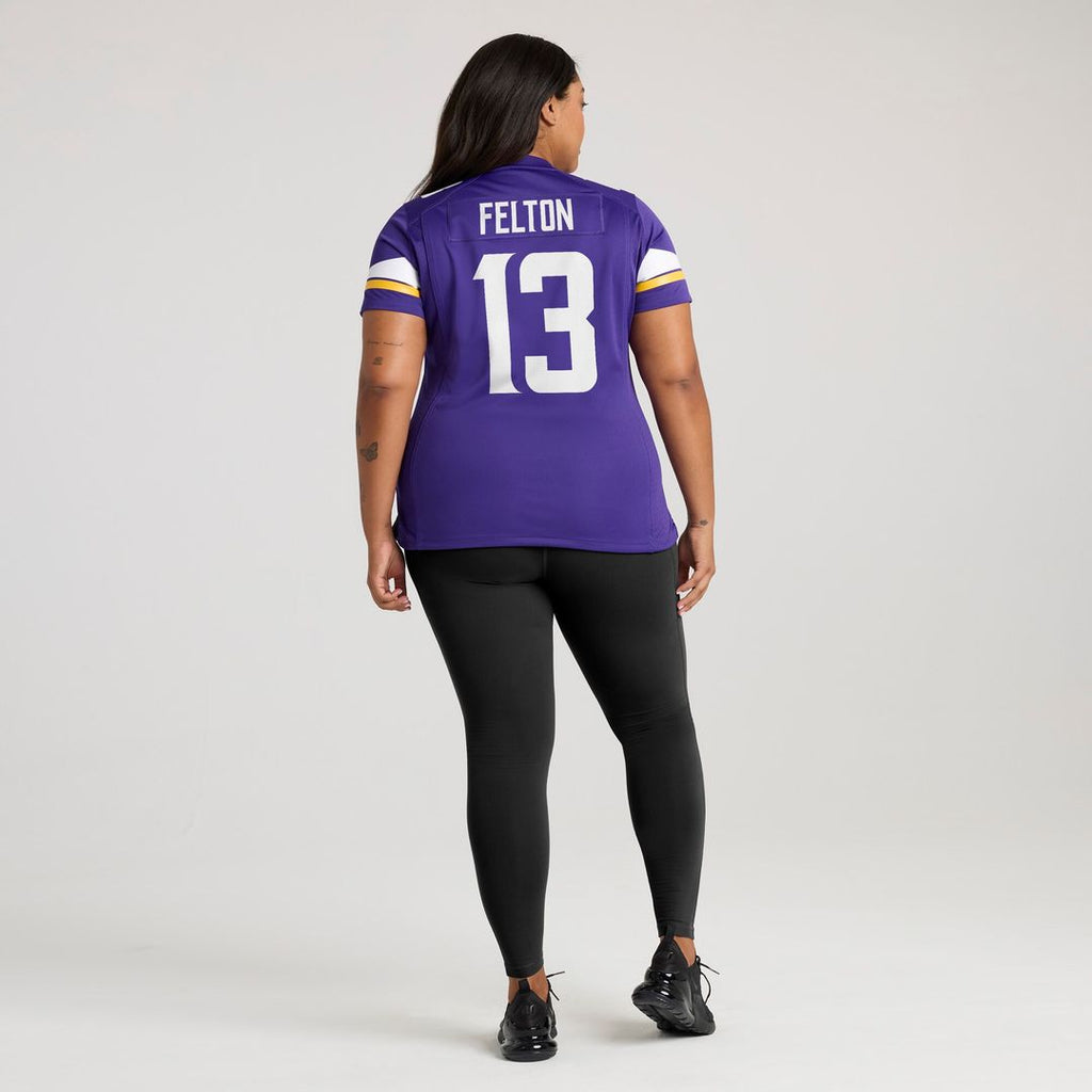 Tai Felton Minnesota Vikings Nike Women's Team Game Jersey - Purple Official NFL Team Apparel Football Fan Gear