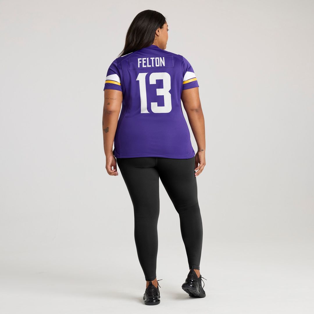 Tai Felton Minnesota Vikings Nike Women's Team Game Jersey - Purple Official NFL Team Apparel Football Fan Gear