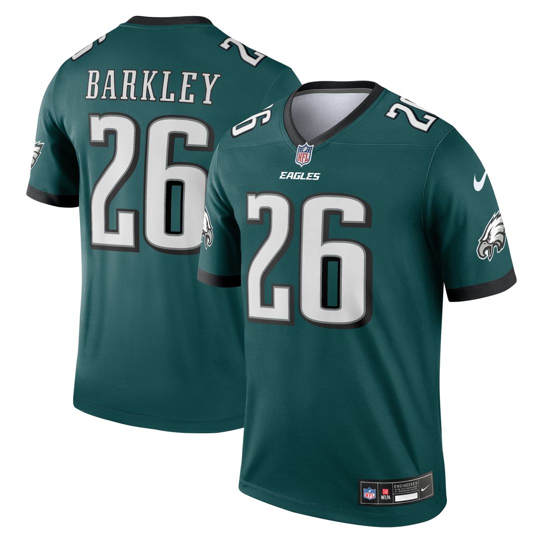 Saquon Barkley Philadelphia Eagles Nike Legend Player Performance Top - Midnight Green NFL Fan Gear Popular Style