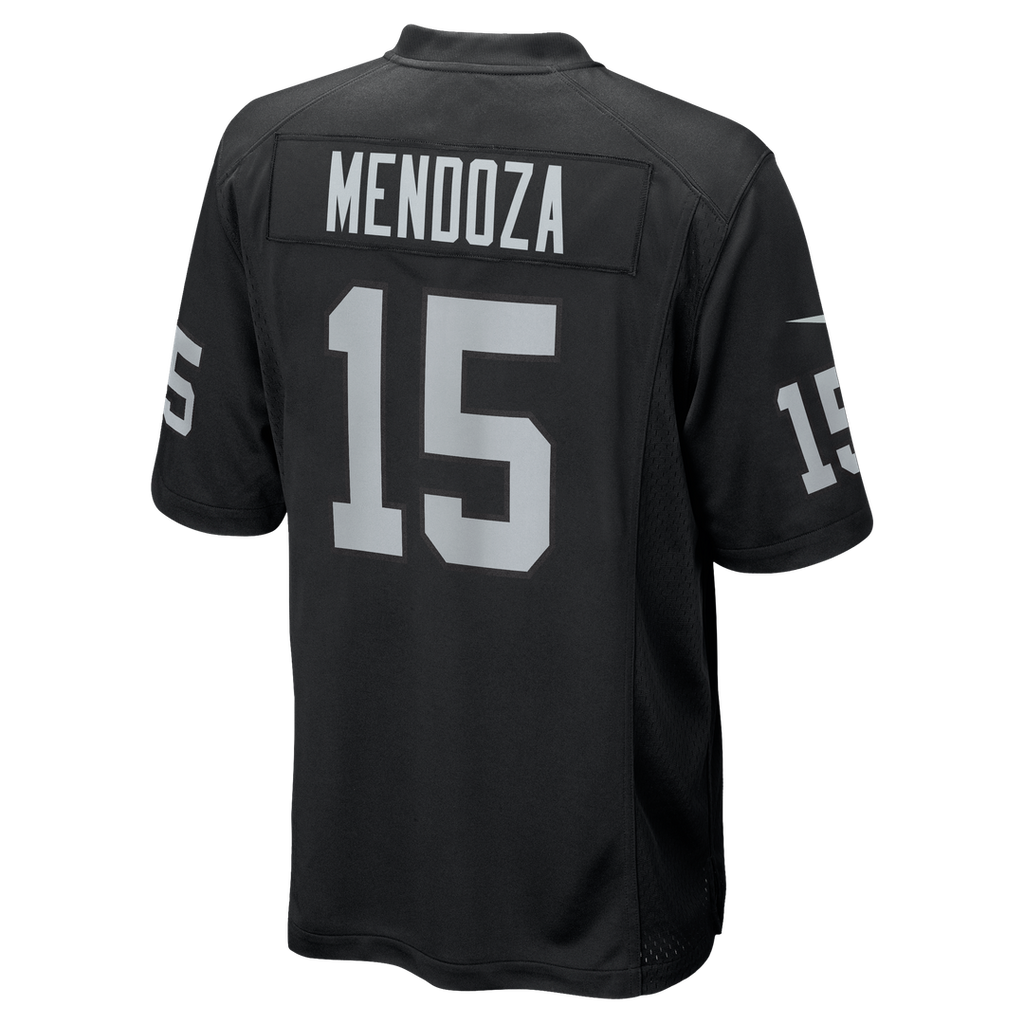 Fernando Mendoza Las Vegas Raiders Nike 2026 NFL Draft First Round Pick No. 1 Team Game Jersey - Black Official NFL Team Apparel Football Fan Gear