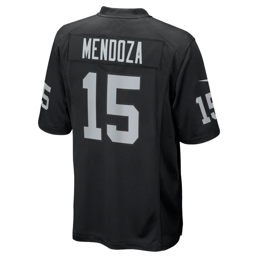 Fernando Mendoza Las Vegas Raiders Nike 2026 NFL Draft First Round Pick No. 1 Team Game Jersey - Black Official NFL Team Apparel Football Fan Gear