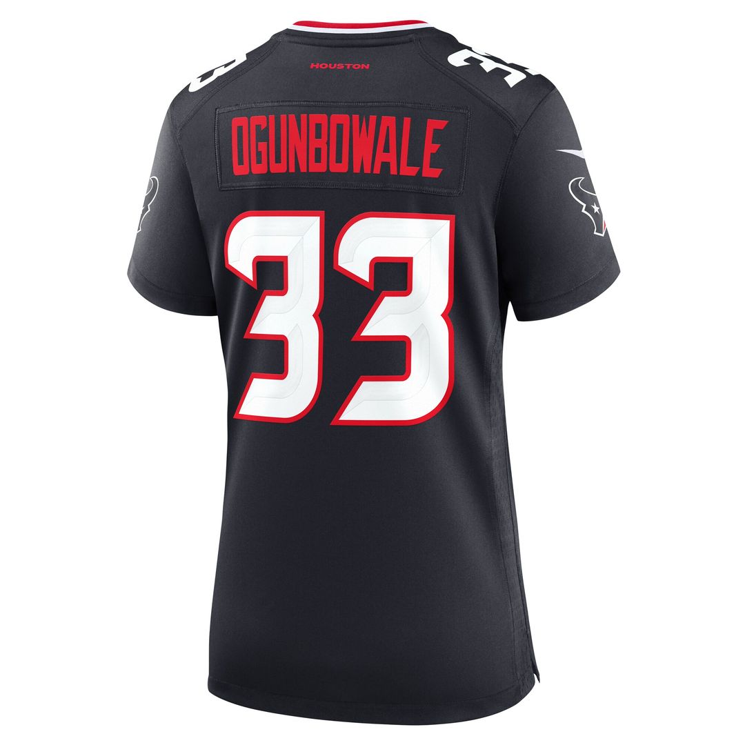 Dare Ogunbowale Houston Texans Nike Women's Team Game Jersey - Navy Official NFL Team Apparel Football Fan Gear