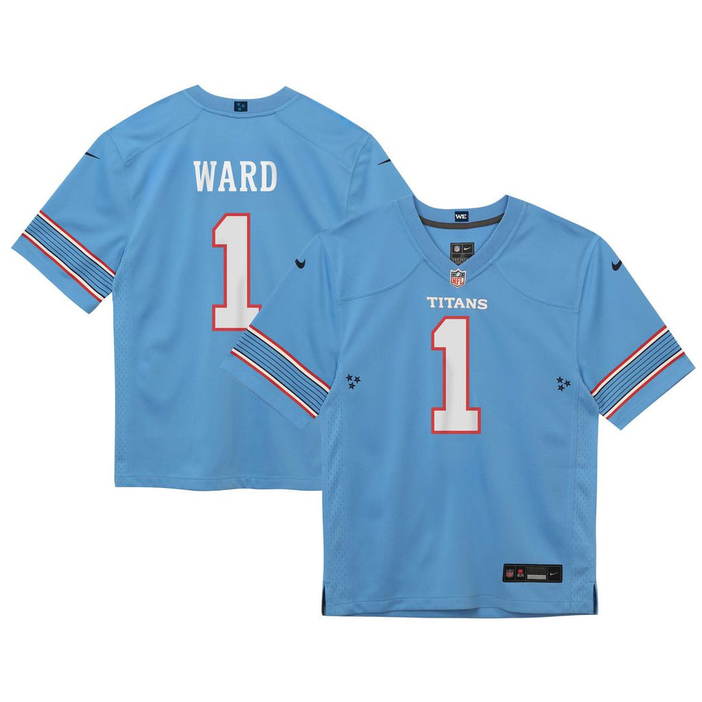 Cameron Ward Tennessee Titans Nike Preschool Team Game Jersey - Light Blue Official NFL Team Apparel Football Fan Gear