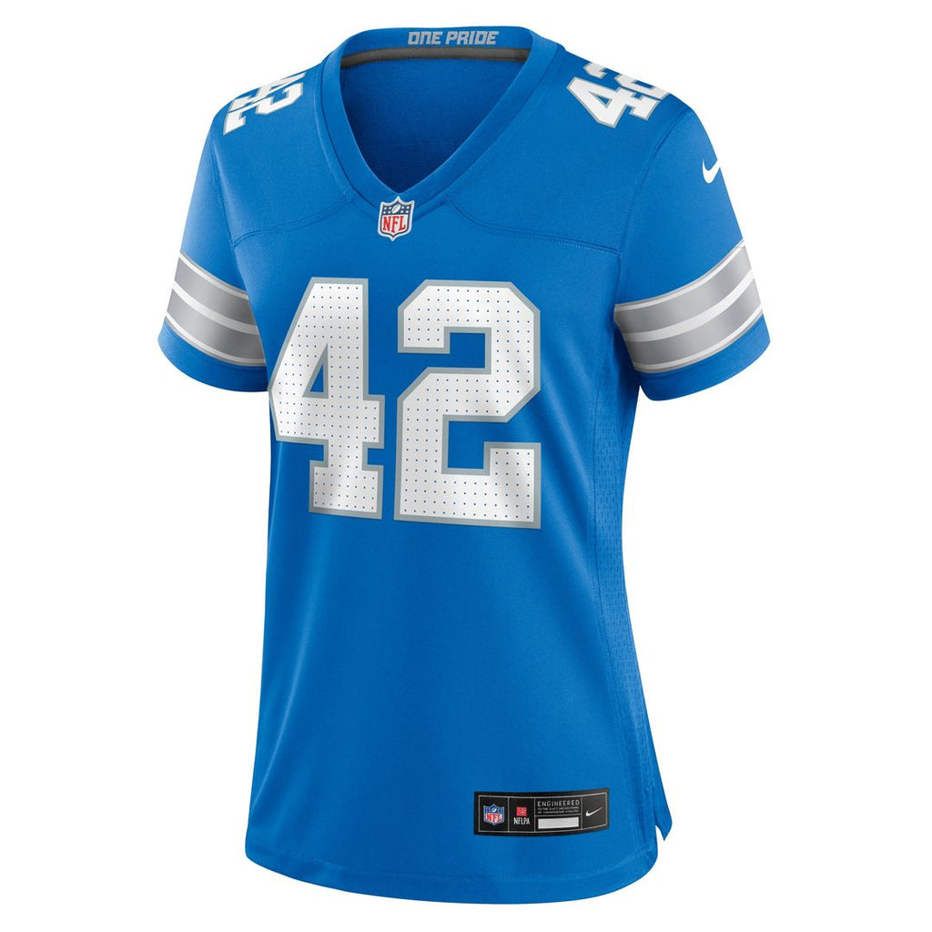 Jalen Reeves-Maybin Detroit Lions Nike Women's Team Game Jersey - Blue Official NFL Team Apparel Football Fan Gear