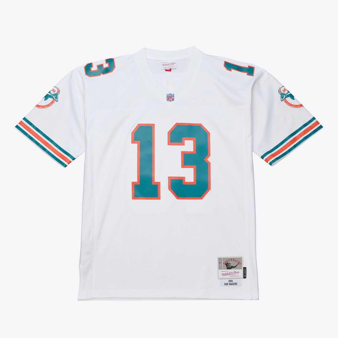 Dan Marino Miami Dolphins Mitchell & Ness 1994 Legacy Replica Jersey - White Official NFL Team Apparel Football Fan Gear