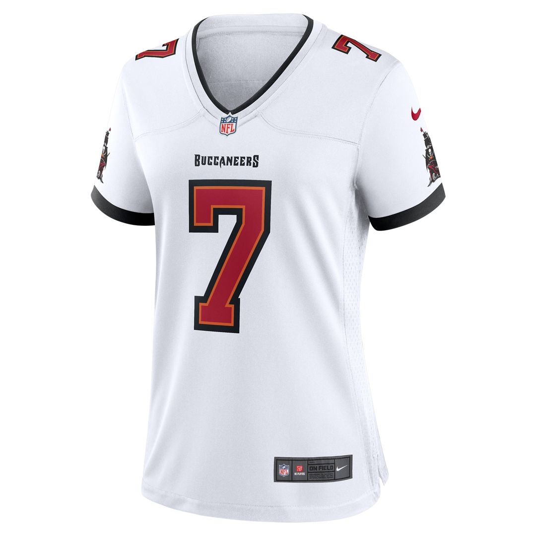Bucky Irving Tampa Bay Buccaneers Nike Women's Game Jersey - White Official NFL Team Apparel Football Fan Gear