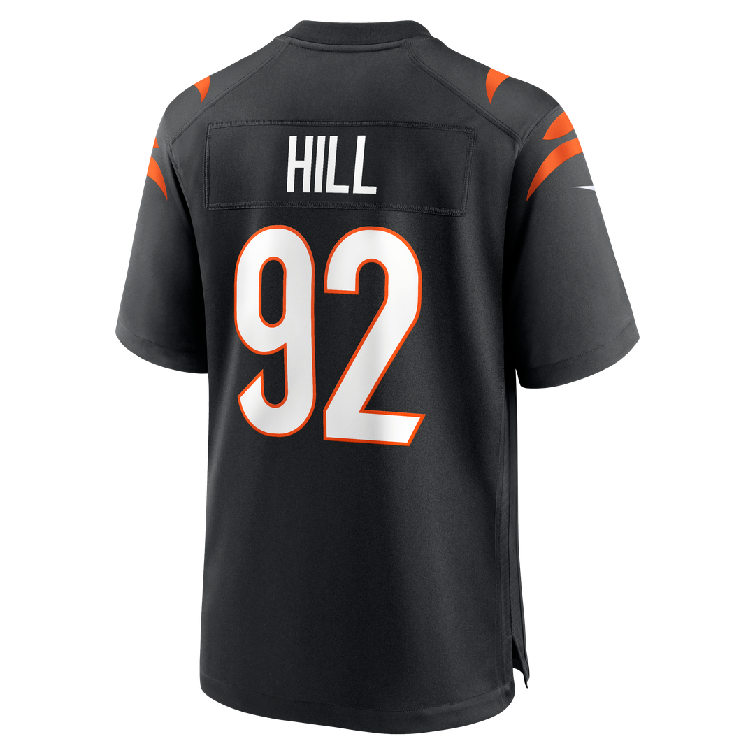 B.J. Hill Cincinnati Bengals Nike Game Jersey - Black Official NFL Team Apparel Football Fan Gear