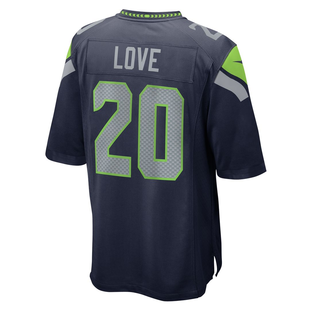 Julian Love Seattle Seahawks Nike Game Jersey - College Navy Official NFL Team Apparel Football Fan Gear