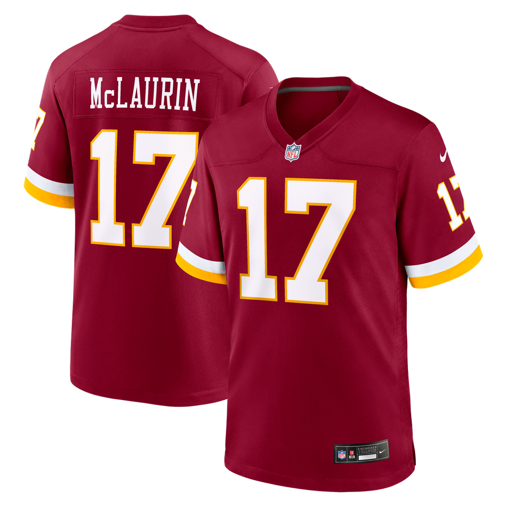 Terry McLaurin Washington Commanders Nike Game Jersey - Burgundy Official NFL Team Apparel Football Fan Gear