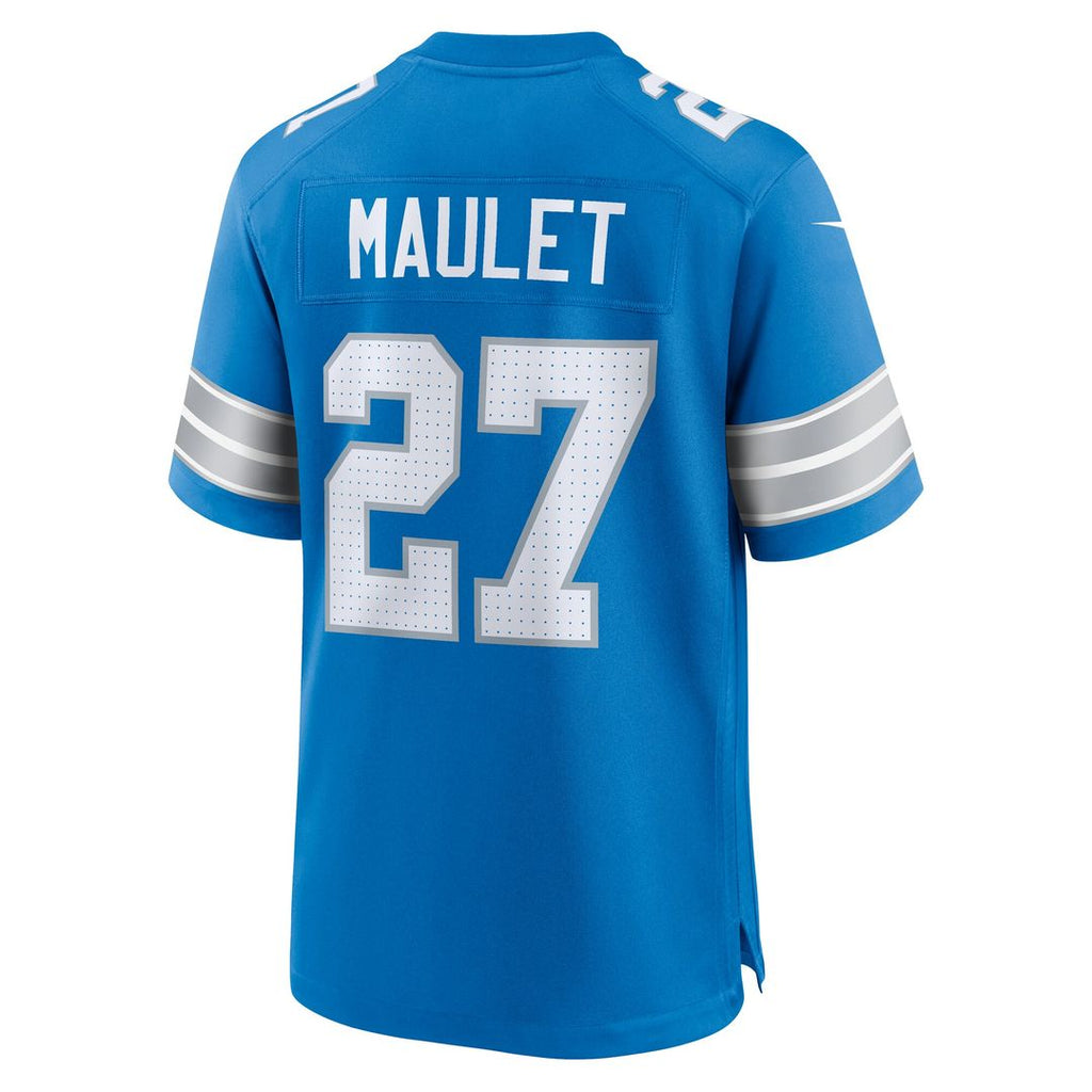 Arthur Maulet Detroit Lions Nike Team Game Jersey - Blue Official NFL Team Apparel Football Fan Gear