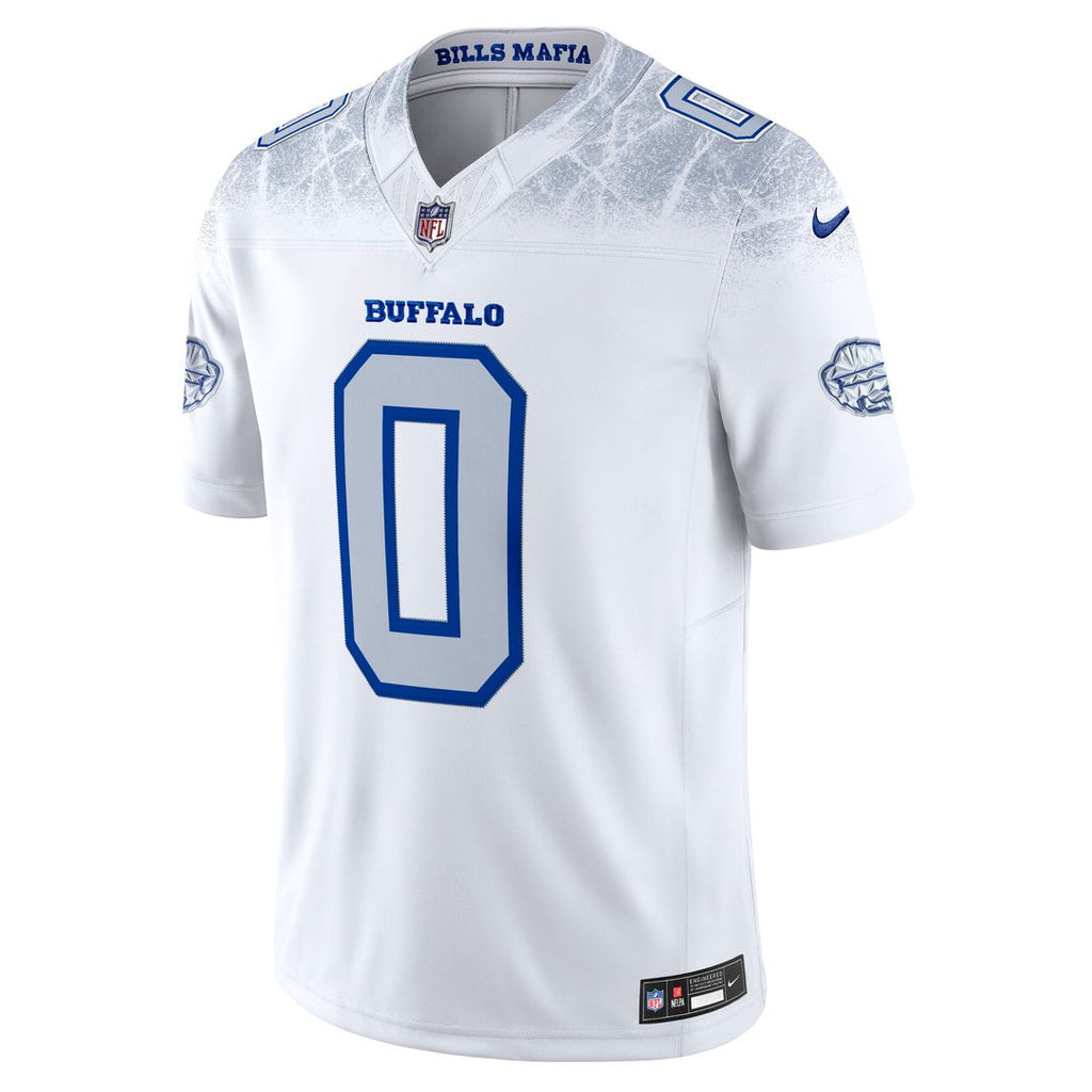 Keon Coleman Buffalo Bills Nike 2025 Rivalries Collection Stitched Limited Jersey - White Official NFL Team Apparel Football Fan Gear