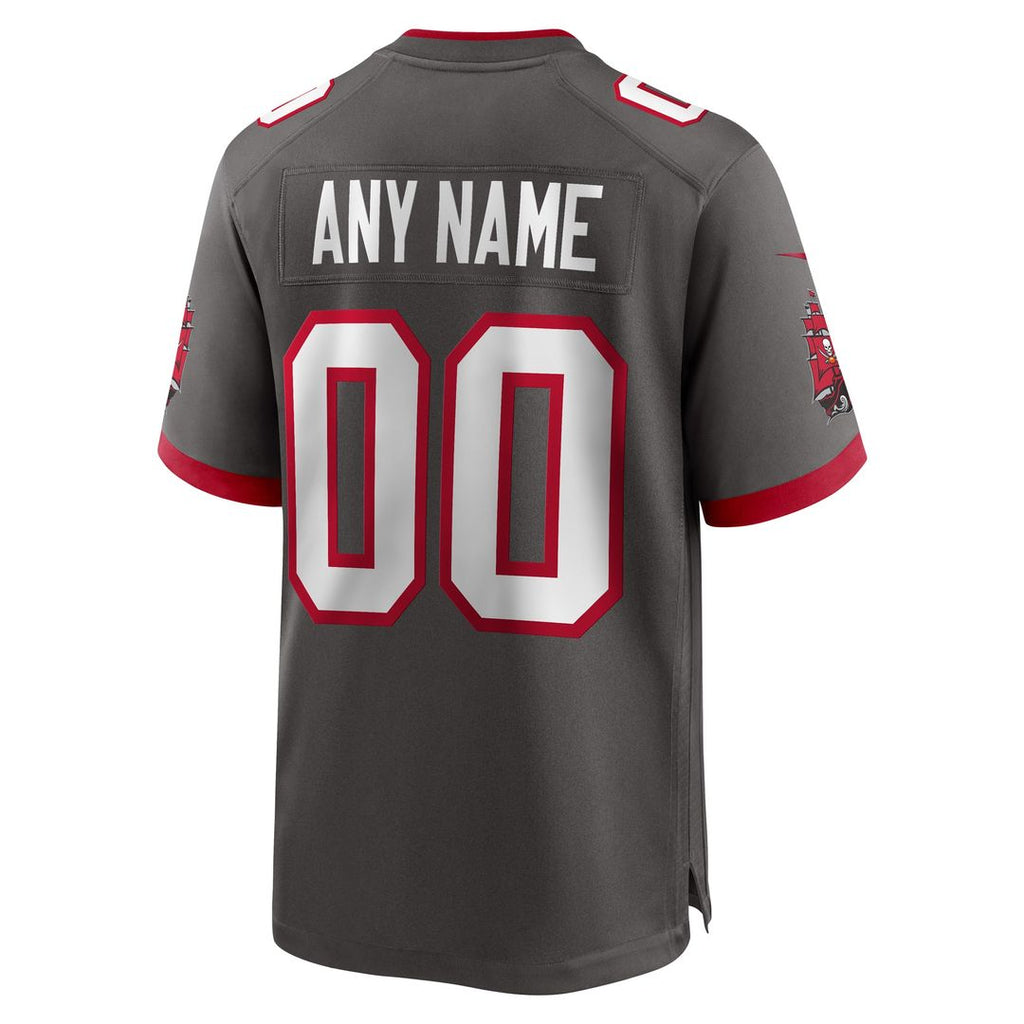 Men's Nike Red Tampa Bay Buccaneers Team Custom Game Jersey Official NFL Team Apparel Football Fan Gear