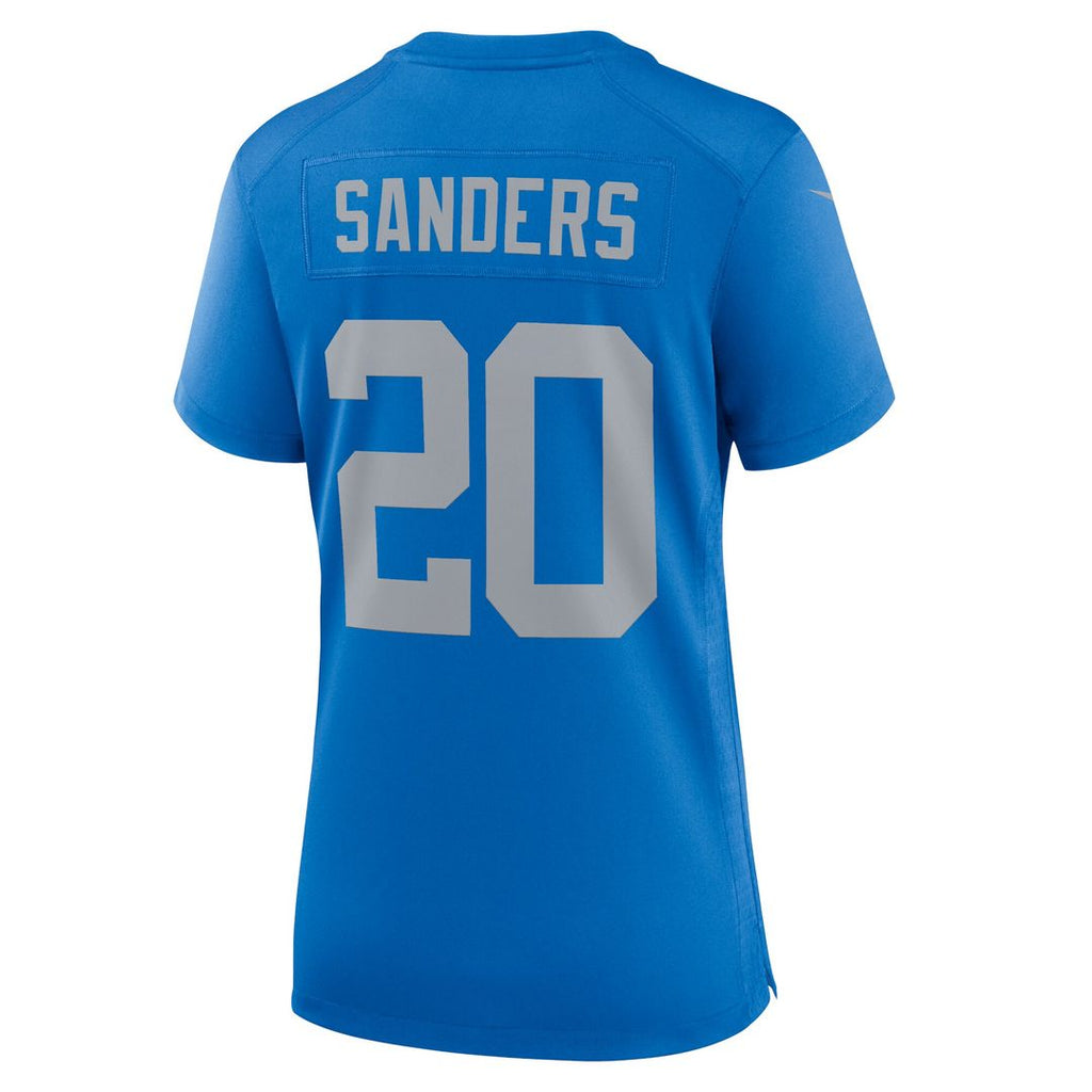 Barry Sanders Detroit Lions Nike Women's Alternate Game Jersey - Blue Official NFL Team Apparel Football Fan Gear