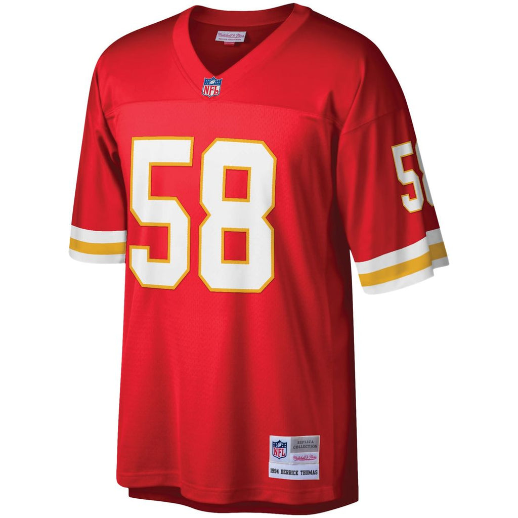 Derrick Thomas Kansas City Chiefs Mitchell & Ness Legacy Replica Jersey - Red Official NFL Team Apparel Football Fan Gear