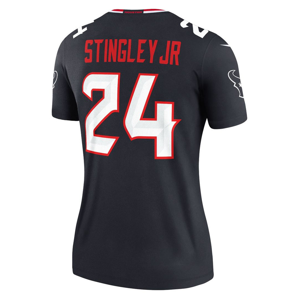Derek Stingley Jr. Houston Texans Nike Women's Legend Player Performance Top - Navy NFL Fan Gear Popular Style