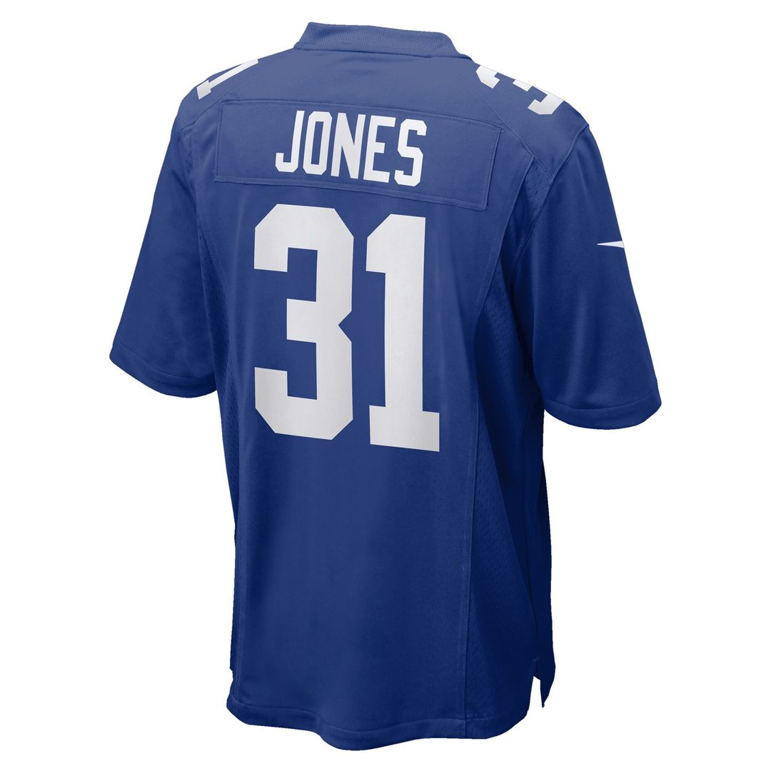 Nic Jones New York Giants Nike Team Game Jersey - Royal Official NFL Team Apparel Football Fan Gear