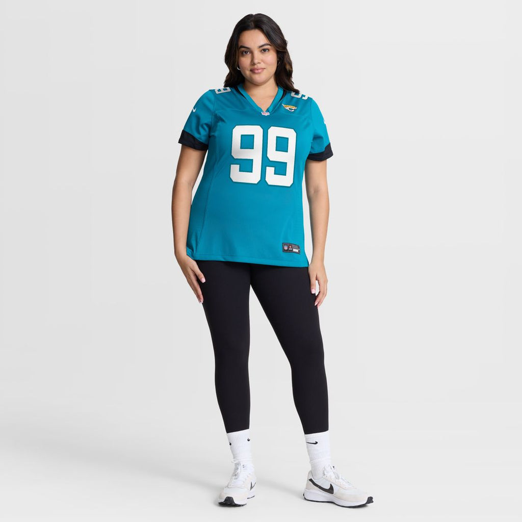 Ruke Orhorhoro Jacksonville Jaguars Nike Women's Team Game Jersey - Teal Official NFL Team Apparel Football Fan Gear
