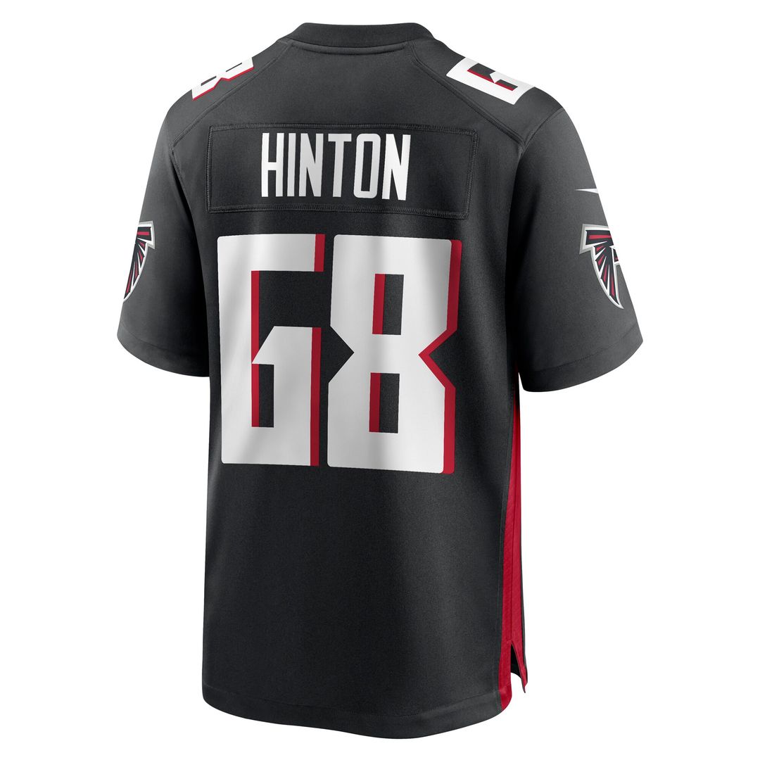 Kyle Hinton Atlanta Falcons Nike Team Game Jersey - Black Official NFL Team Apparel Football Fan Gear