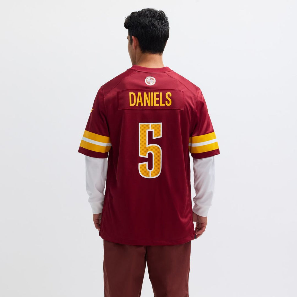 Jayden Daniels Washington Commanders Nike Player Game Jersey - Burgundy Official NFL Team Apparel Football Fan Gear