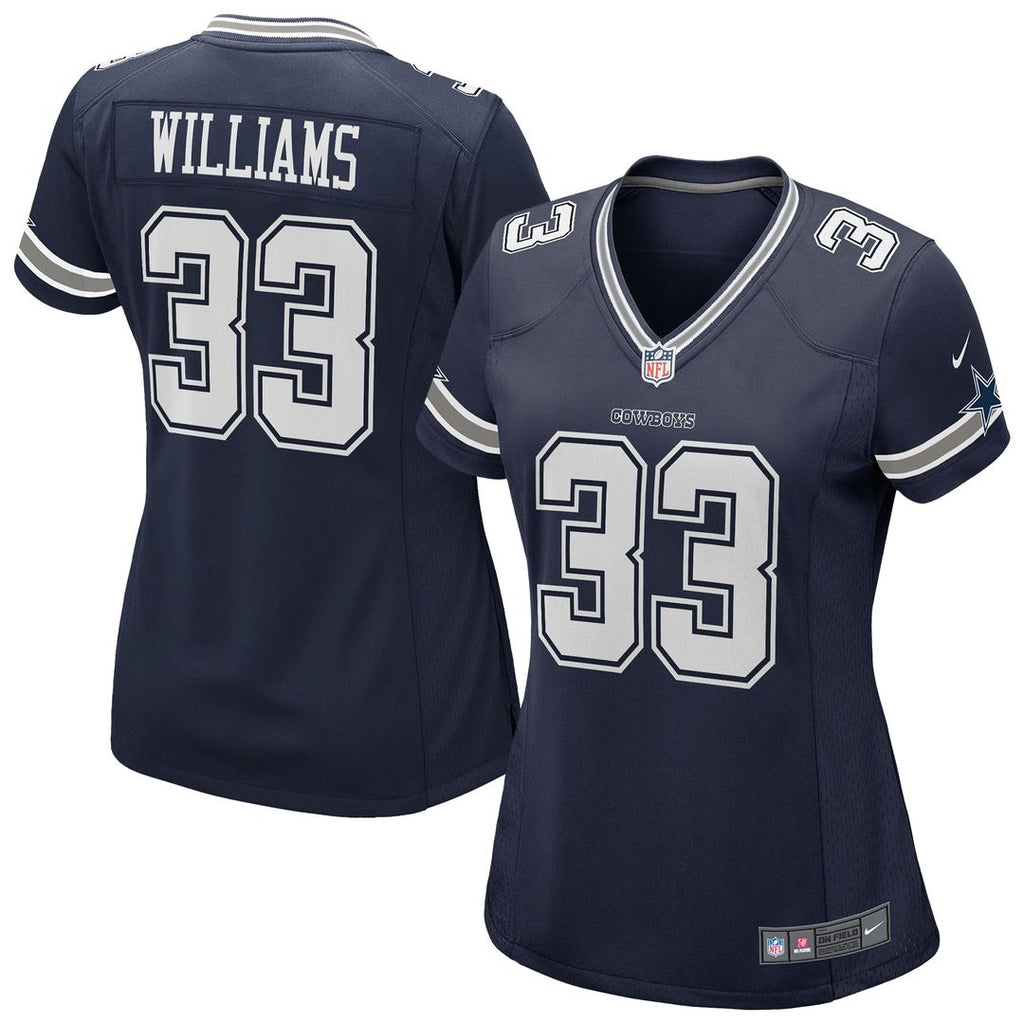 Javonte Williams Dallas Cowboys Nike Women's Team Game Jersey - Navy Official NFL Team Apparel Football Fan Gear