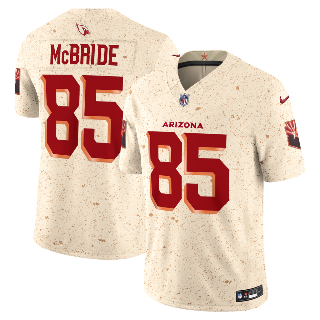 Trey McBride Arizona Cardinals Nike 2025 Rivalries Collection Stitched Limited Jersey - Natural Official NFL Team Apparel Football Fan Gear
