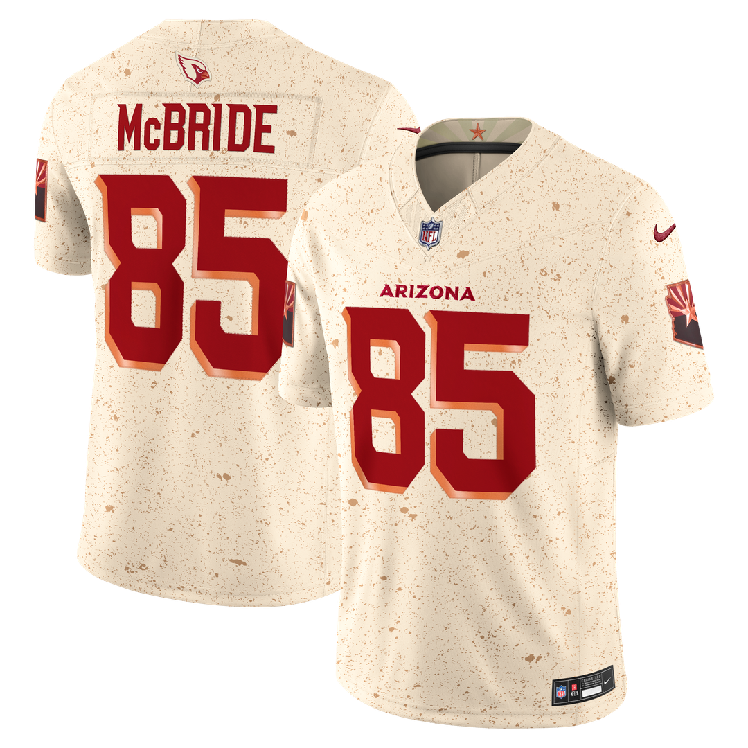 Trey McBride Arizona Cardinals Nike 2025 Rivalries Collection Stitched Limited Jersey - Natural Official NFL Team Apparel Football Fan Gear