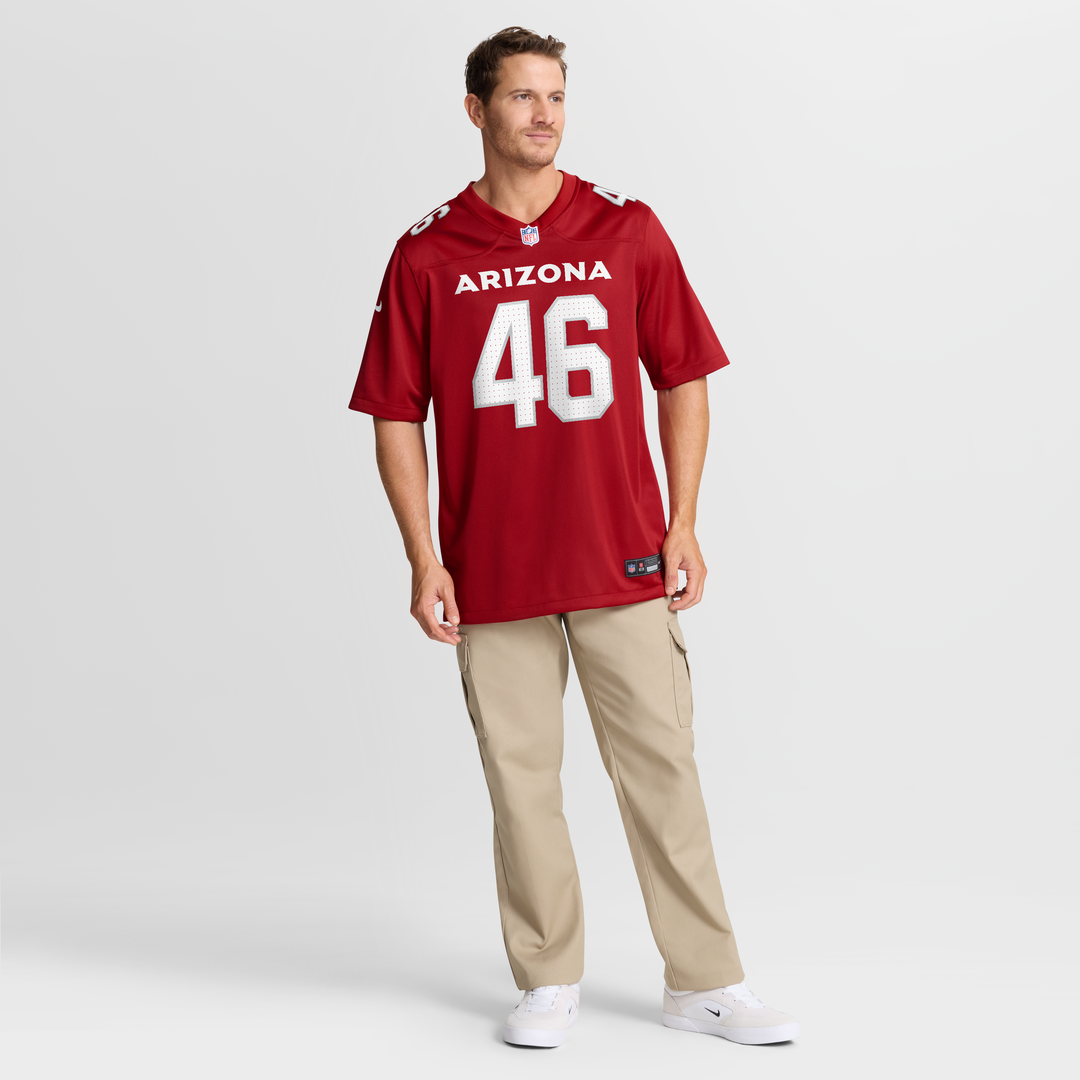 Aaron Brewer Arizona Cardinals Nike Team Game Jersey - Cardinal Official NFL Team Apparel Football Fan Gear