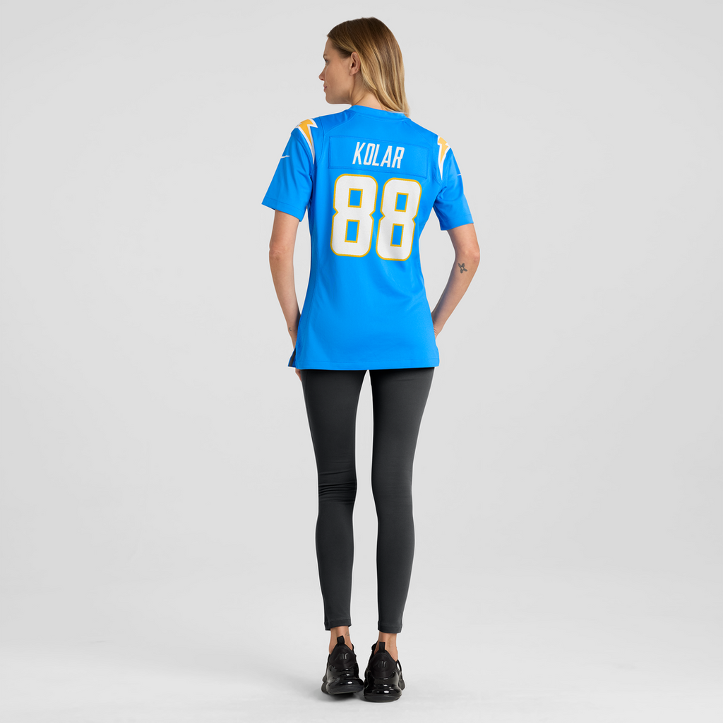 Charlie Kolar Los Angeles Chargers Nike Women's Team Game Jersey - Powder Blue Official NFL Team Apparel Football Fan Gear