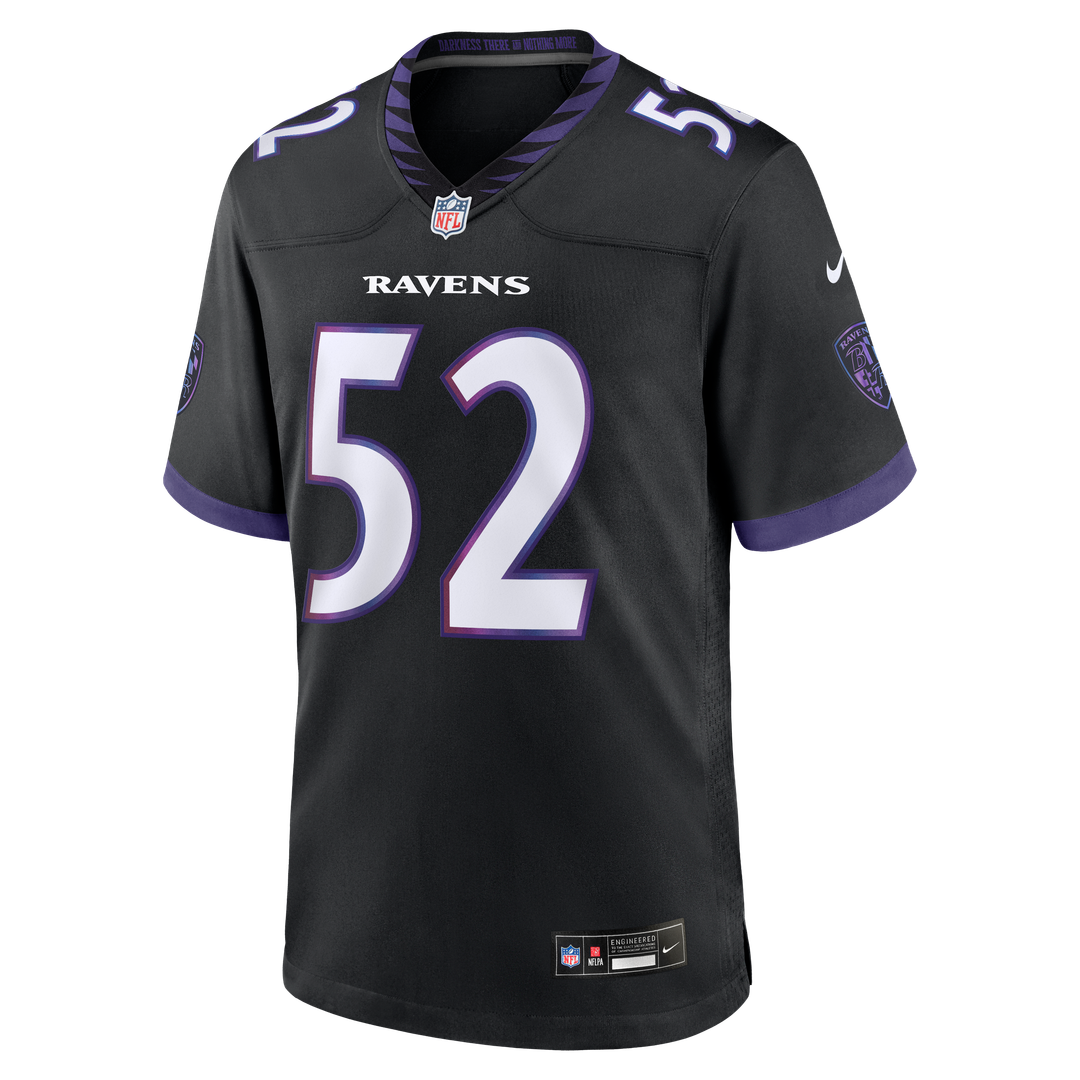 Ray Lewis Baltimore Ravens Nike Alternate Retired Player Game Jersey - Black Official NFL Team Apparel Football Fan Gear