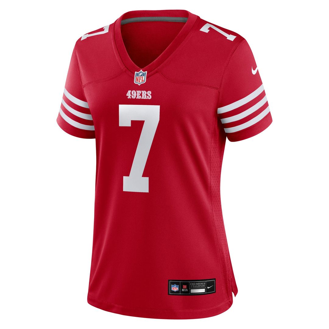 Thomas Morstead San Francisco 49ers Nike Women's Team Game Jersey - Scarlet Official NFL Team Apparel Football Fan Gear