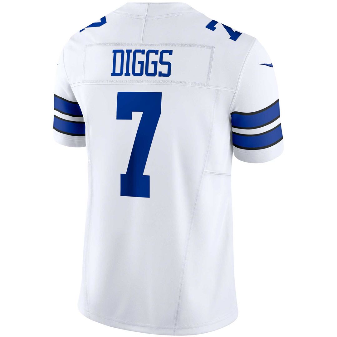 Trevon Diggs Dallas Cowboys Nike Vapor F.U.S.E. Limited Jersey - White Official NFL Team Apparel Football Fan Gear