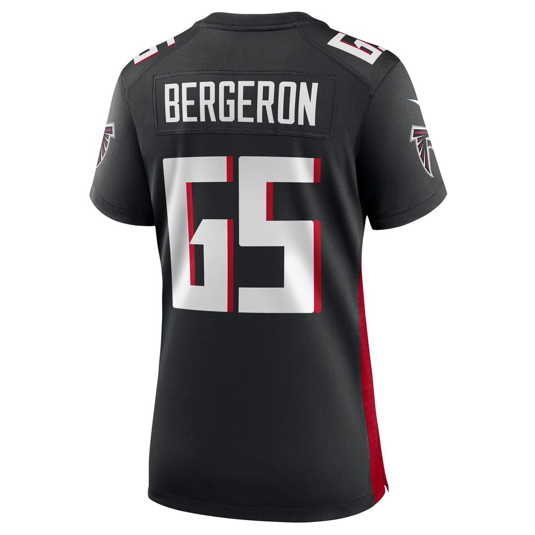 Matthew Bergeron Atlanta Falcons Nike Women's Team Game Jersey - Black Official NFL Team Apparel Football Fan Gear