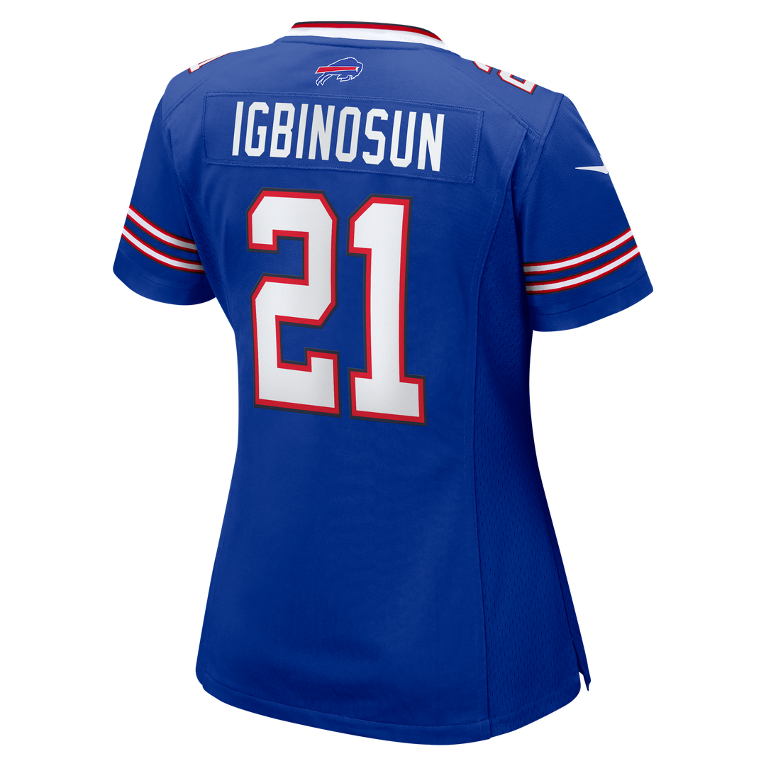 Davison Igbinosun Buffalo Bills Nike Women's Team Game Jersey - Royal Official NFL Team Apparel Football Fan Gear