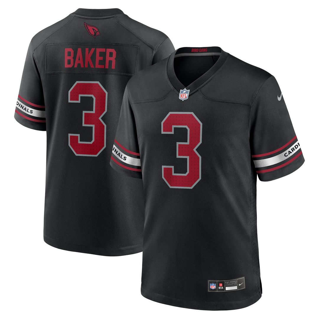 Budda Baker Arizona Cardinals Nike Game Jersey - Black Official NFL Team Apparel Football Fan Gear