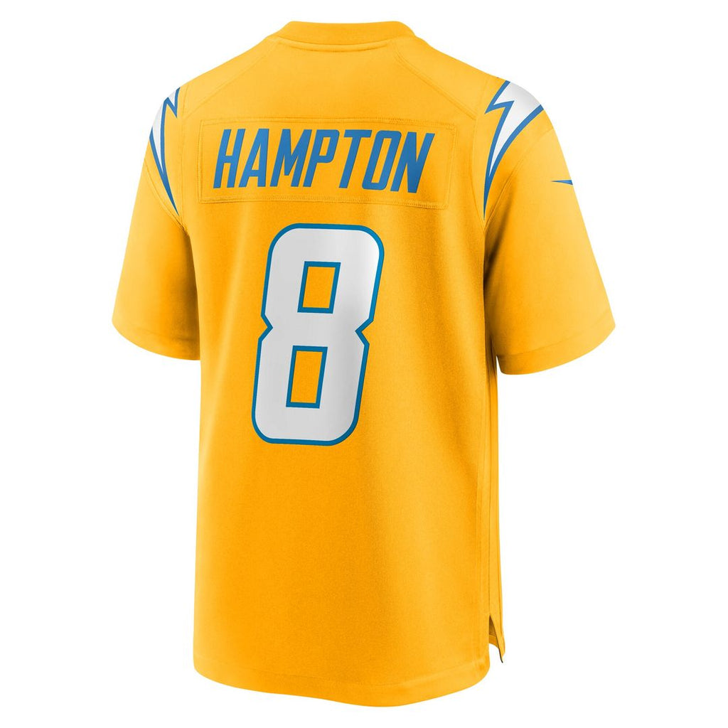 Omarion Hampton Los Angeles Chargers Nike Game Player Jersey - Powder Blue Official NFL Team Apparel Football Fan Gear