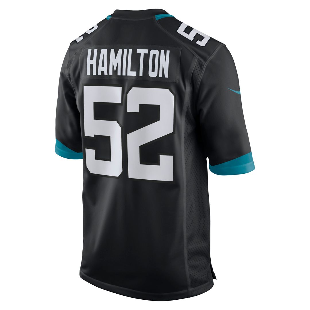 DaVon Hamilton Jacksonville Jaguars Nike Game Jersey - Teal Official NFL Team Apparel Football Fan Gear