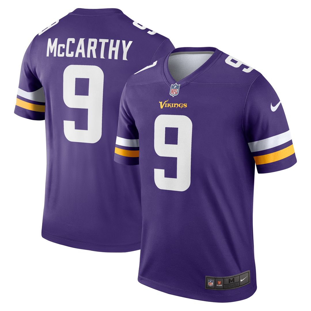 J.J. McCarthy Minnesota Vikings Nike Legend Player Performance Top - White NFL Fan Gear Popular Style