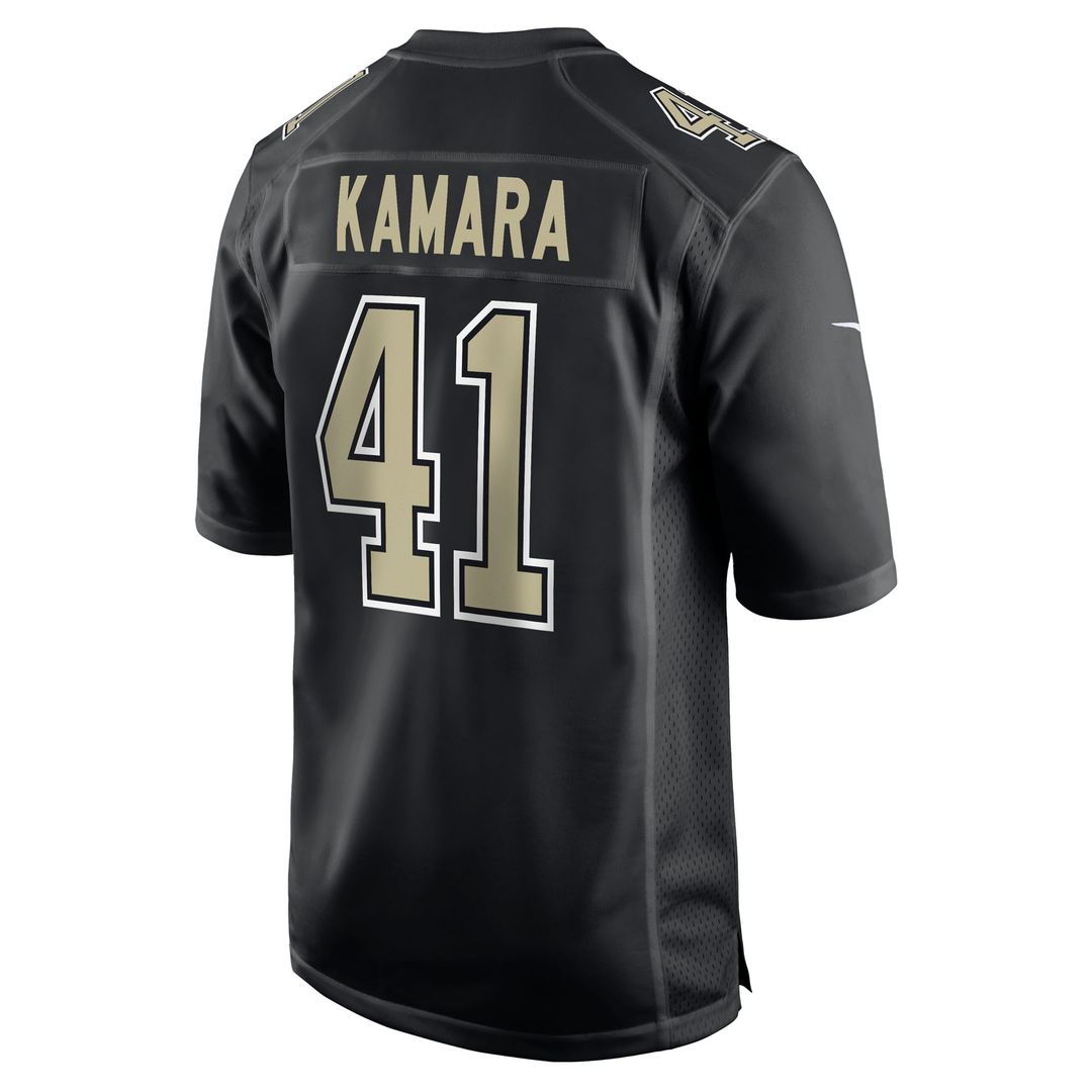 Alvin Kamara New Orleans Saints Nike Fashion Game Jersey - Carbon Black Official NFL Team Apparel Football Fan Gear