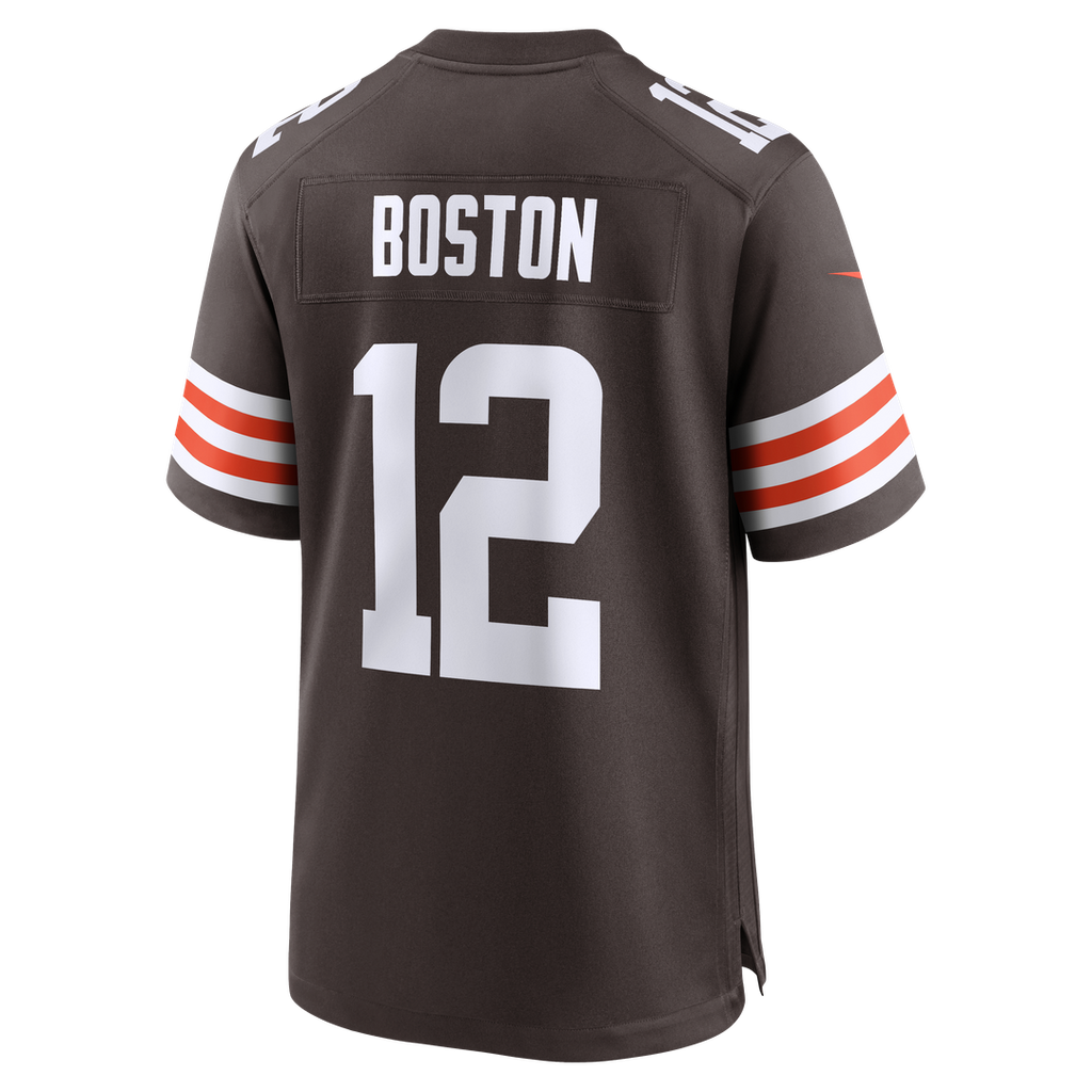 Denzel Boston Cleveland Browns Nike Game Jersey - Brown Official NFL Team Apparel Football Fan Gear