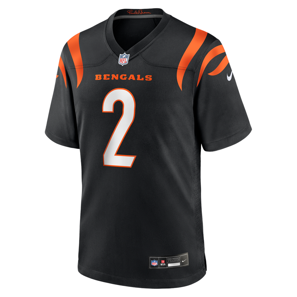 Evan McPherson Cincinnati Bengals Nike Game Jersey - Black Official NFL Team Apparel Football Fan Gear
