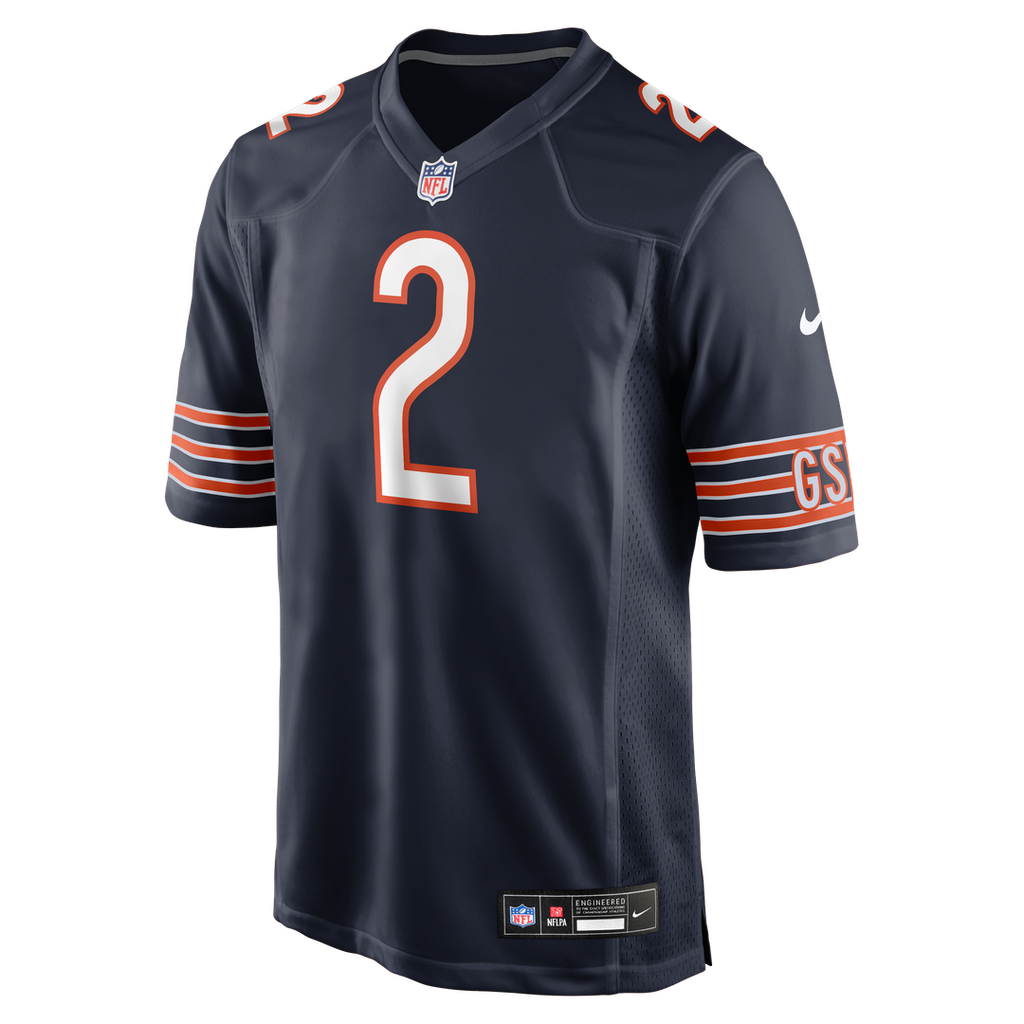 Coby Bryant Chicago Bears Nike Team Game Jersey - Navy Official NFL Team Apparel Football Fan Gear