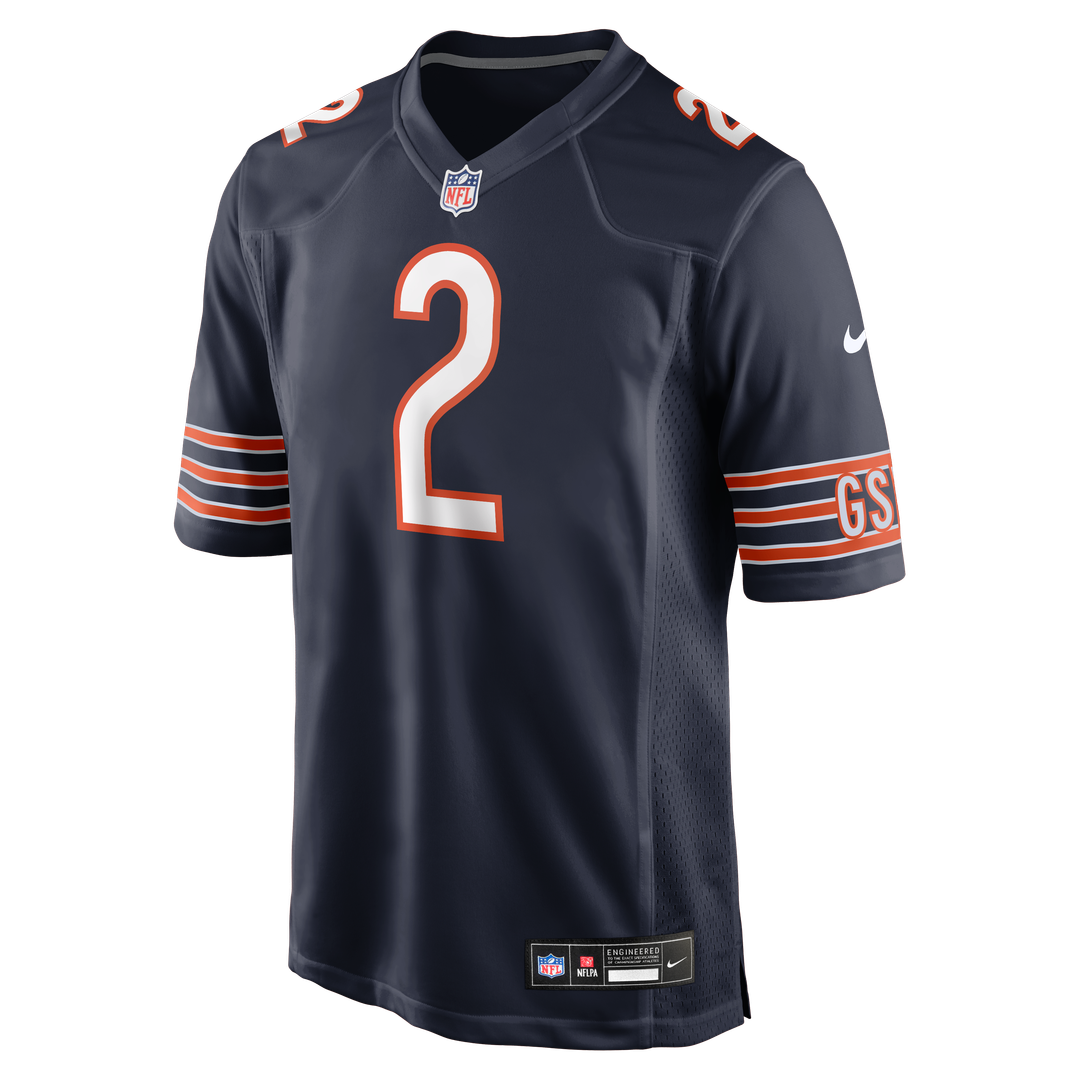 Coby Bryant Chicago Bears Nike Team Game Jersey - Navy Official NFL Team Apparel Football Fan Gear