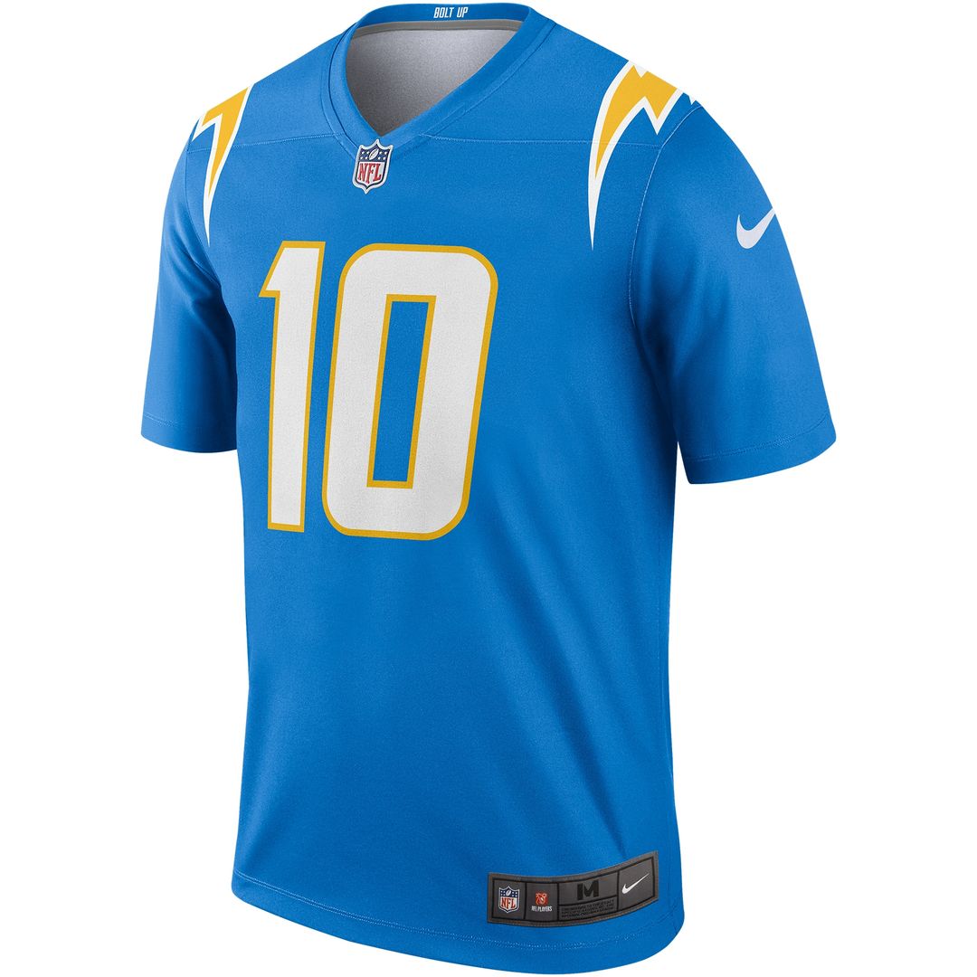 Justin Herbert Los Angeles Chargers Nike Legend Player Performance Top - Powder Blue NFL Fan Gear Popular Style