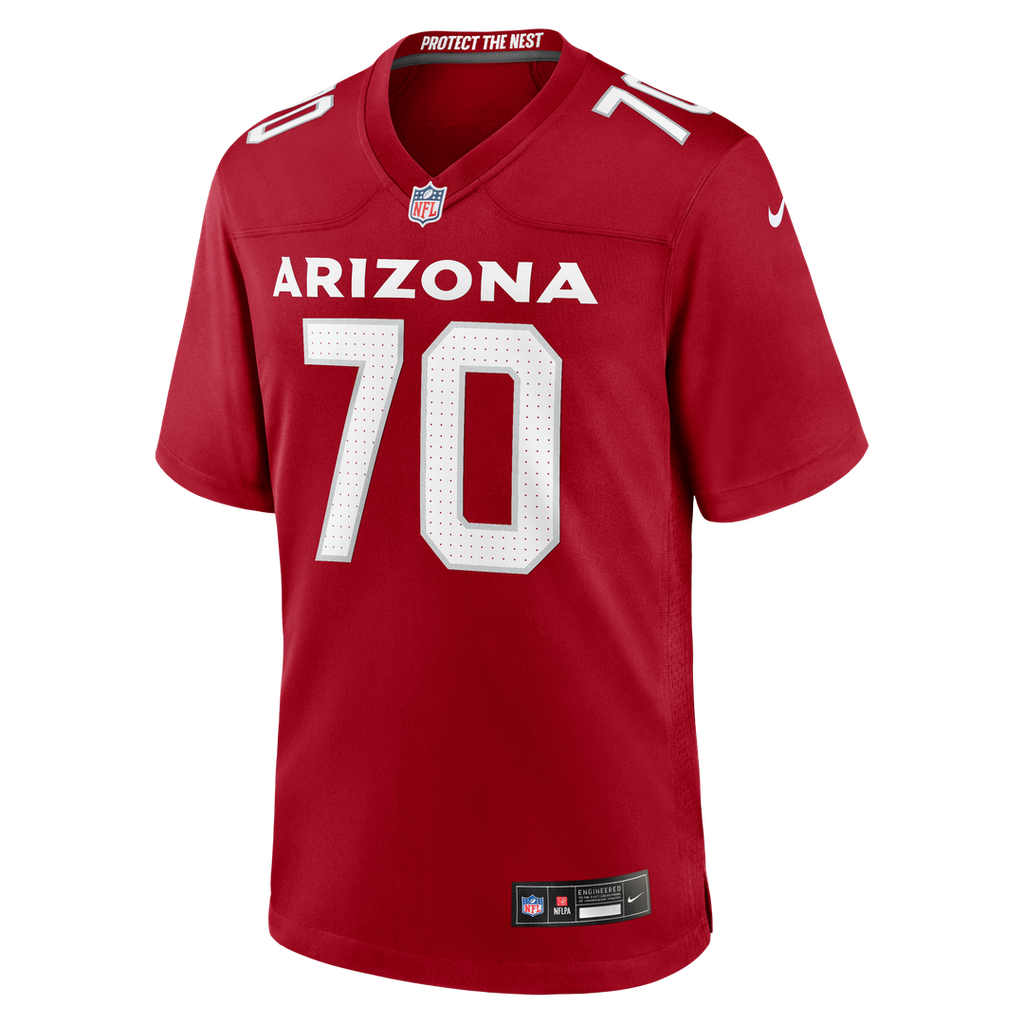 Paris Johnson Jr. Arizona Cardinals Nike Game Jersey - Cardinal Official NFL Team Apparel Football Fan Gear