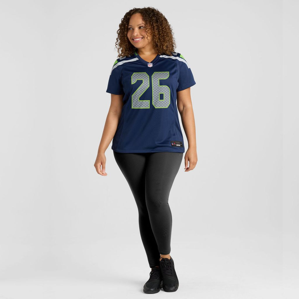 Zach Charbonnet Seattle Seahawks Nike Women's Team Game Jersey - College Navy Official NFL Team Apparel Football Fan Gear